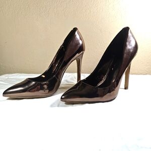 Aldo "Stessy" Bronze Metallic Pumps *New*